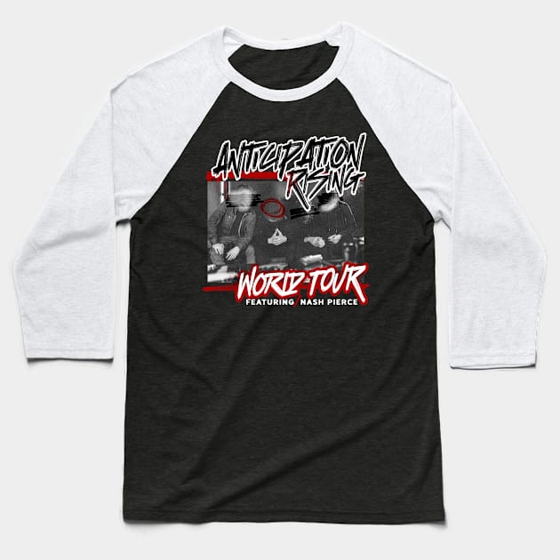 Anticipation Rising Band Tee - Dark Version Baseball T-Shirt by Author Kat Singleton 